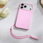 Zyntra™ Beats Style Matte Silicone Case with Wrist Lanyard for iPhone