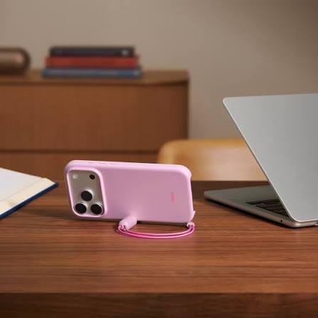Zyntra™ Beats Style Matte Silicone Case with Wrist Lanyard for iPhone