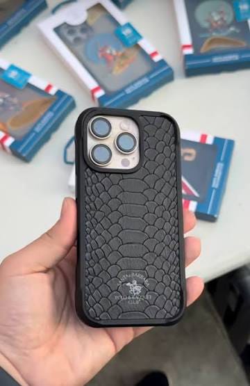 Zyntra™ Santa Barbara Polo & Racquet Club Snake Leather Texture Case for iPhone