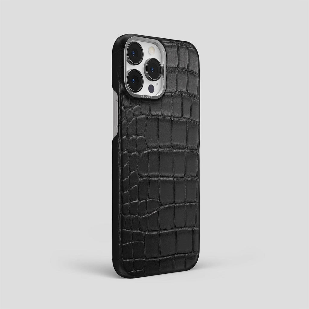 Zyntra™ Luxury Glossy Crocodile Texture Leather Case for iPhone