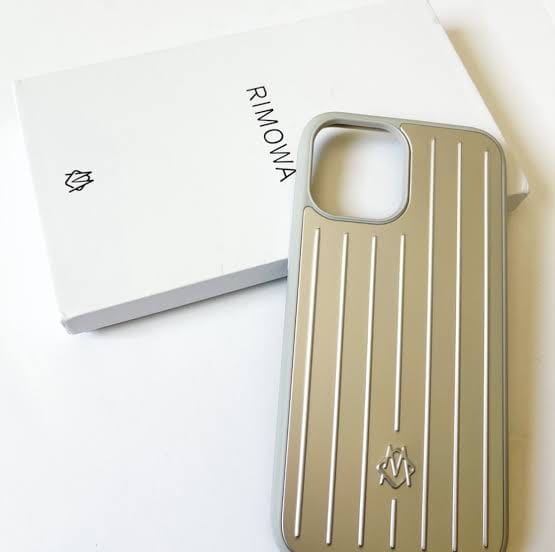 Zyntra™ Rimowa Style Aluminum Groove Matte Luggage Case for iPhone