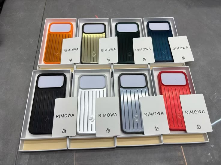 Zyntra™ Rimowa Style Aluminum Groove Matte Luggage Case for iPhone