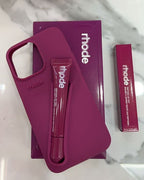 Zyntra™ Rhode Style Silicone Lip Tint Holder Phone Case for iPhone